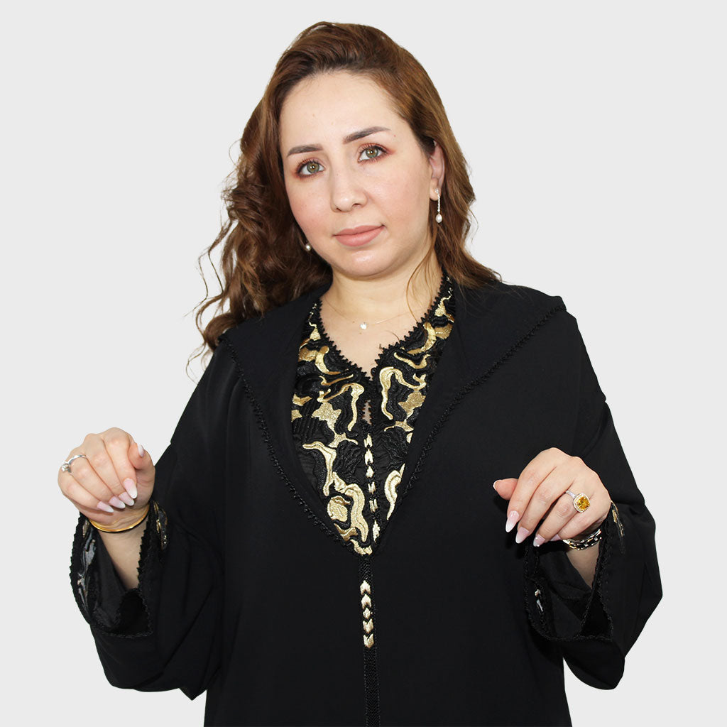 Djellaba Mina black