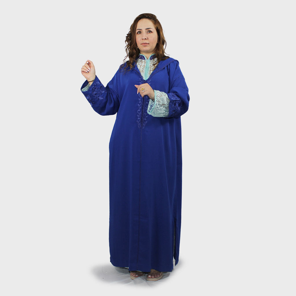 Djellaba Nina royal blue