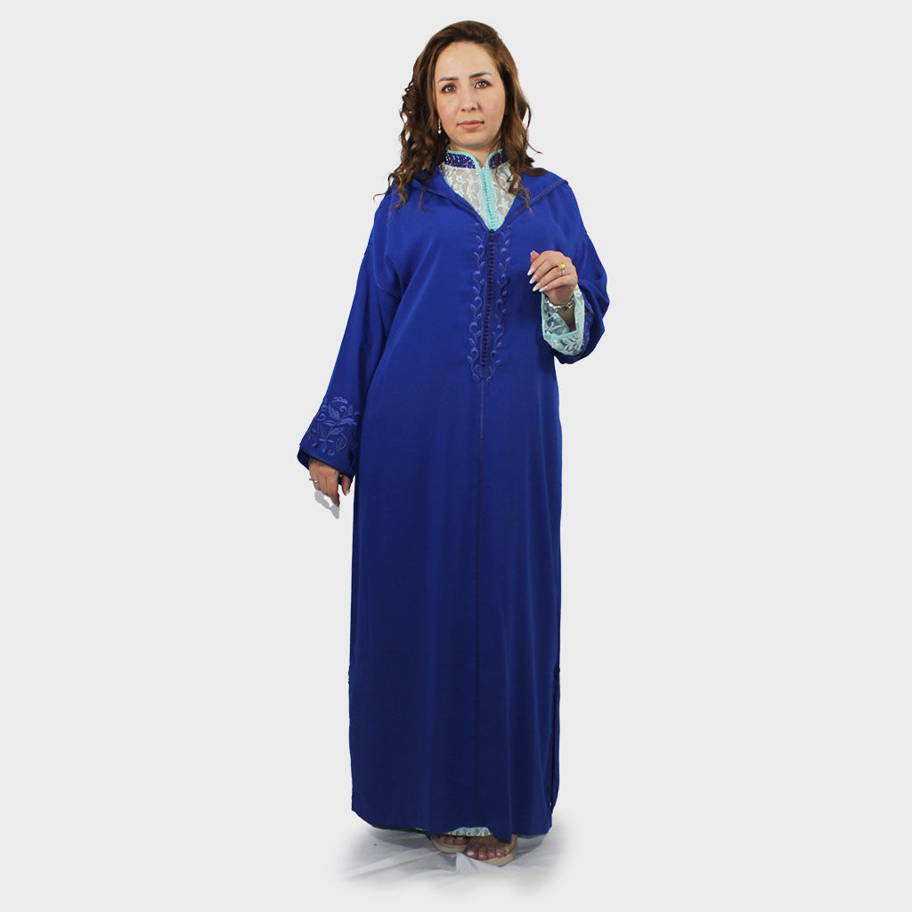 Djellaba Nina royal blue