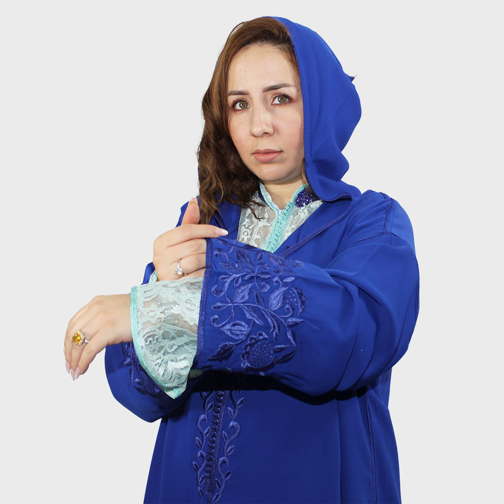 Djellaba Nina royal blue