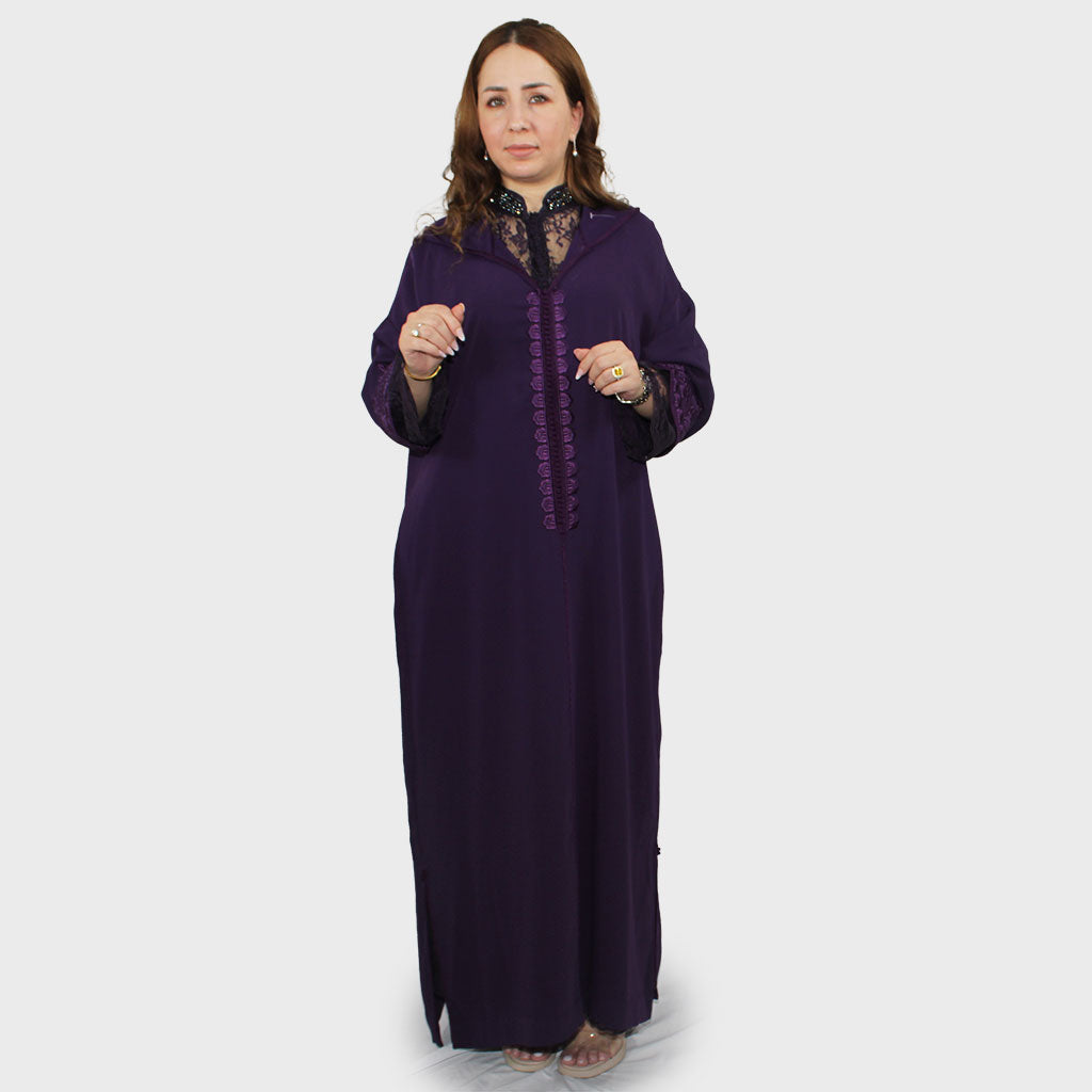 Djellaba Wiham purple