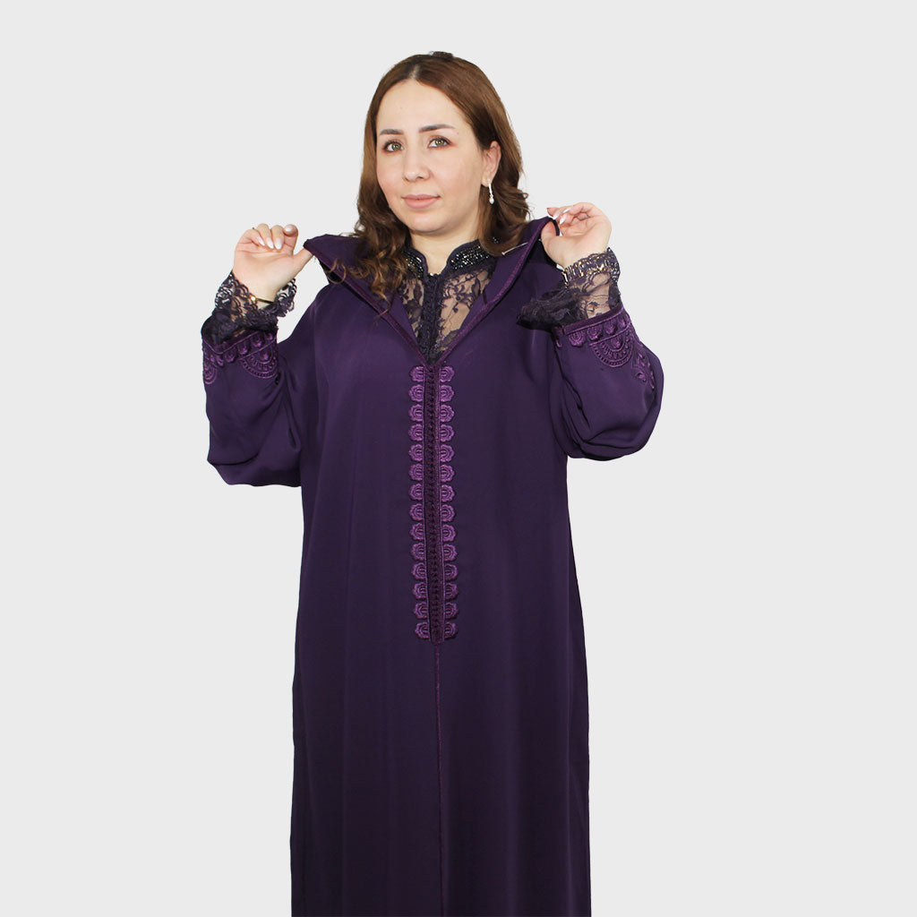 Djellaba Wiham purple