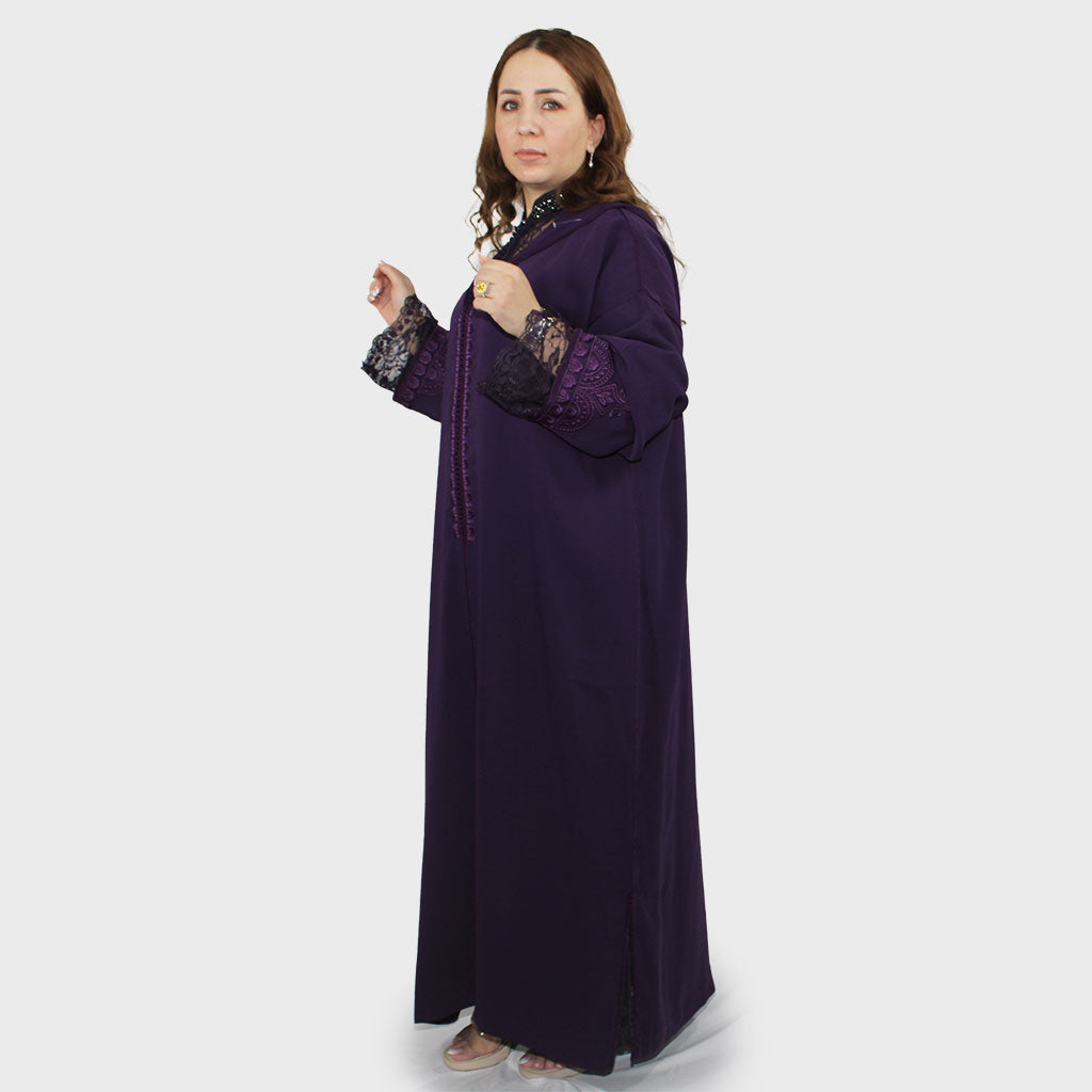 Djellaba Wiham purple