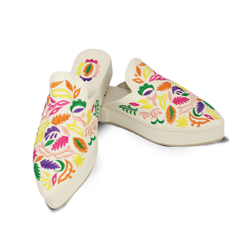 Babouche Femme en cuir