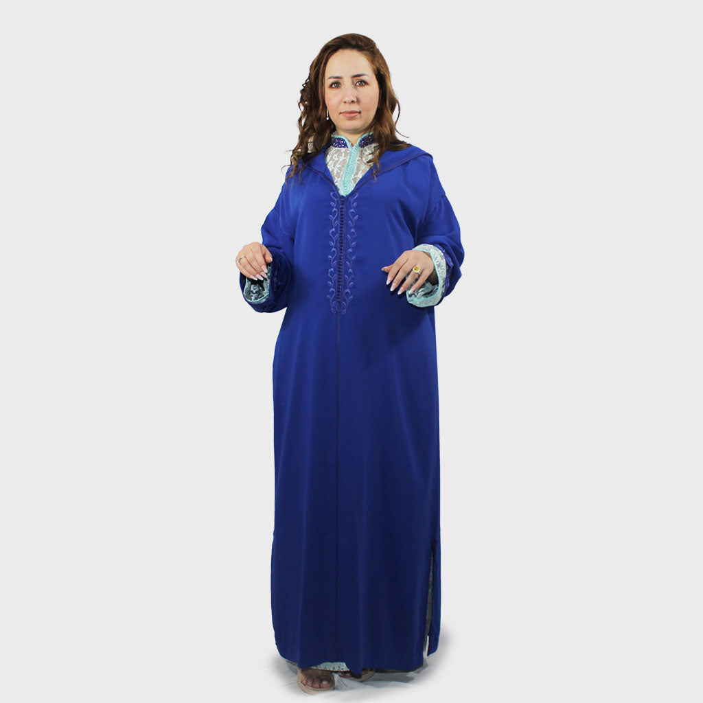 Djellaba Nina royal blue