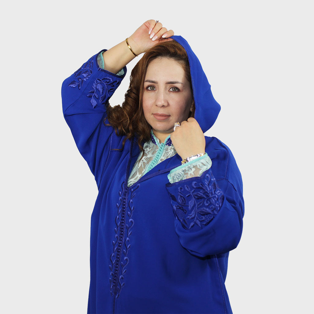 Djellaba Nina royal blue