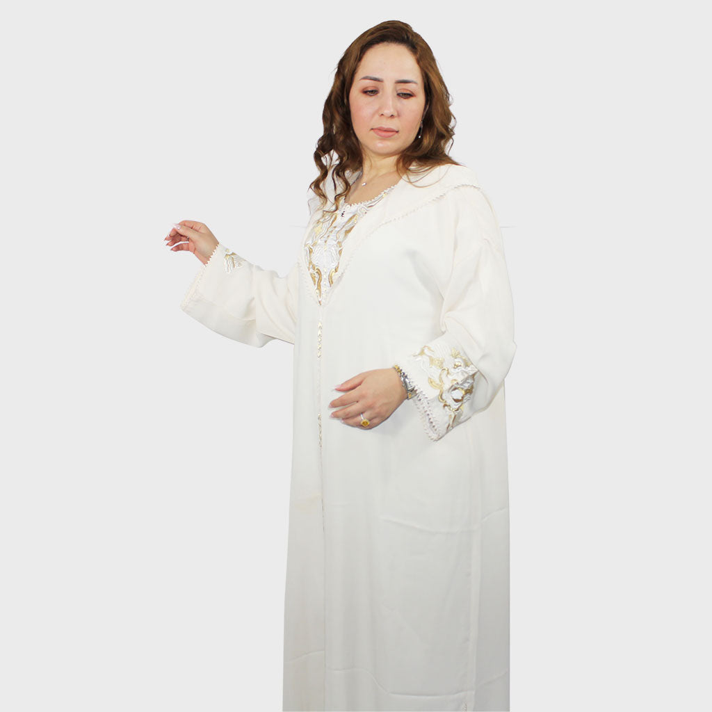 Djellaba Samra white