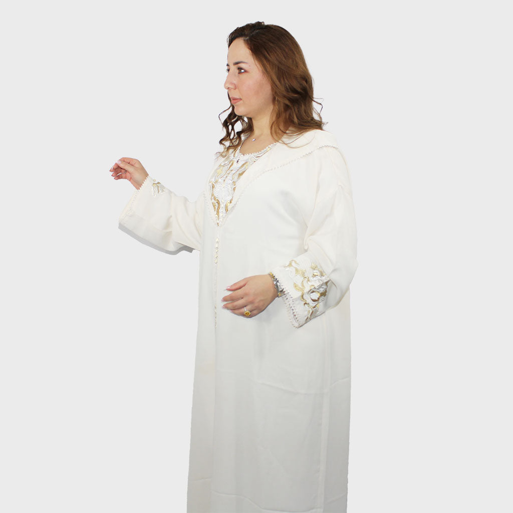 Djellaba Samra white