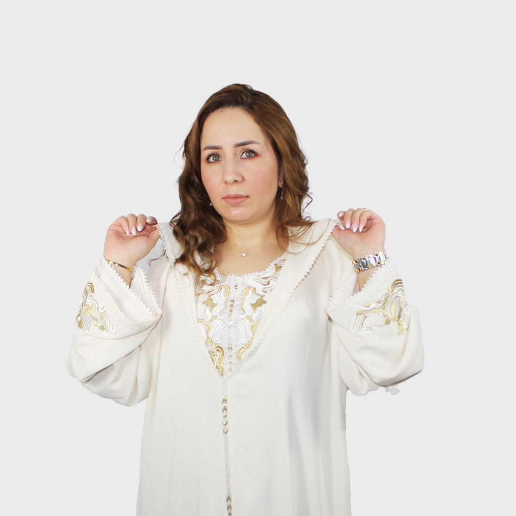 Djellaba Samra white