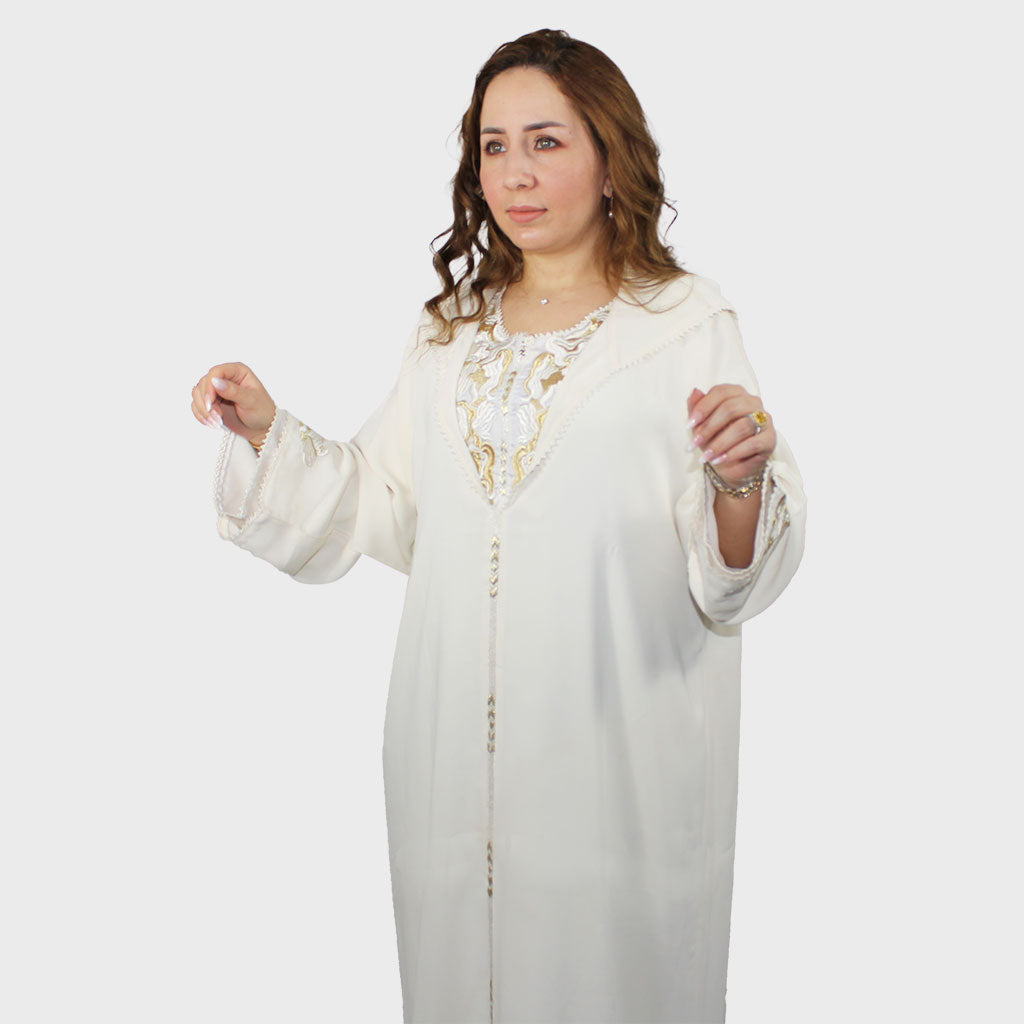 Djellaba Samra white
