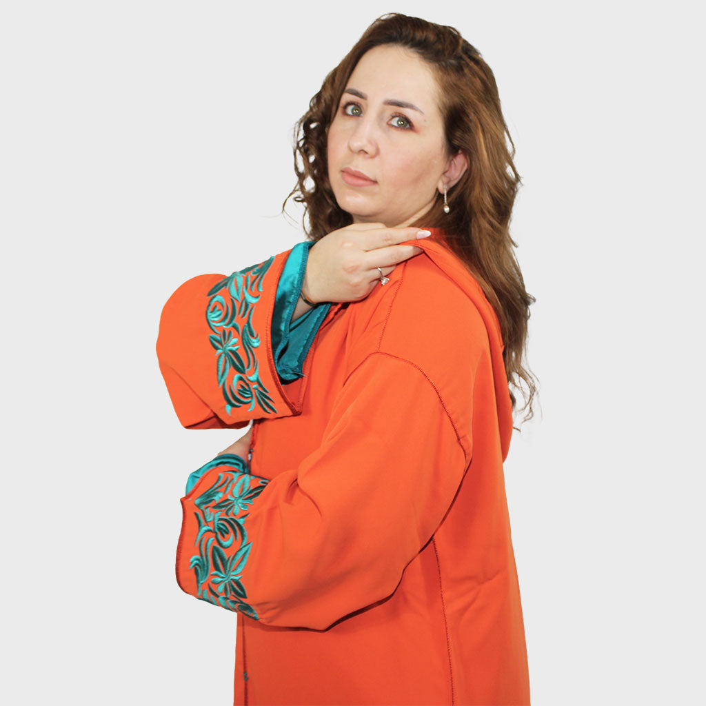 Djellaba Sofia orange
