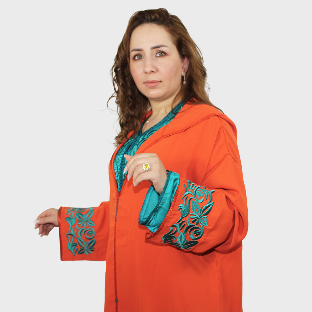 Djellaba Sofia orange