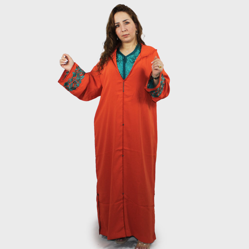 Djellaba Sofia orange