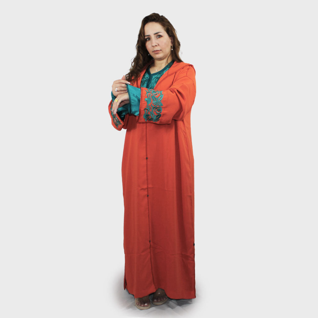 Djellaba Sofia orange