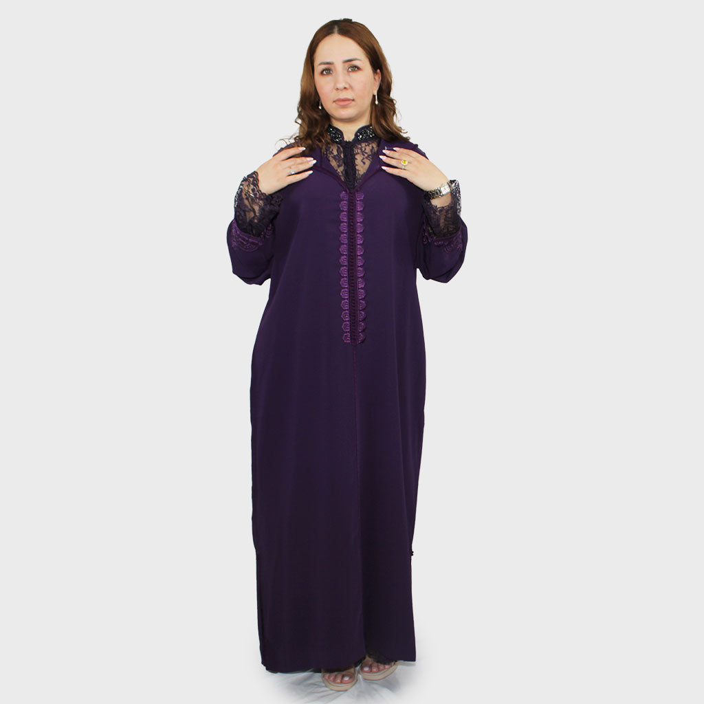 Djellaba Wiham purple